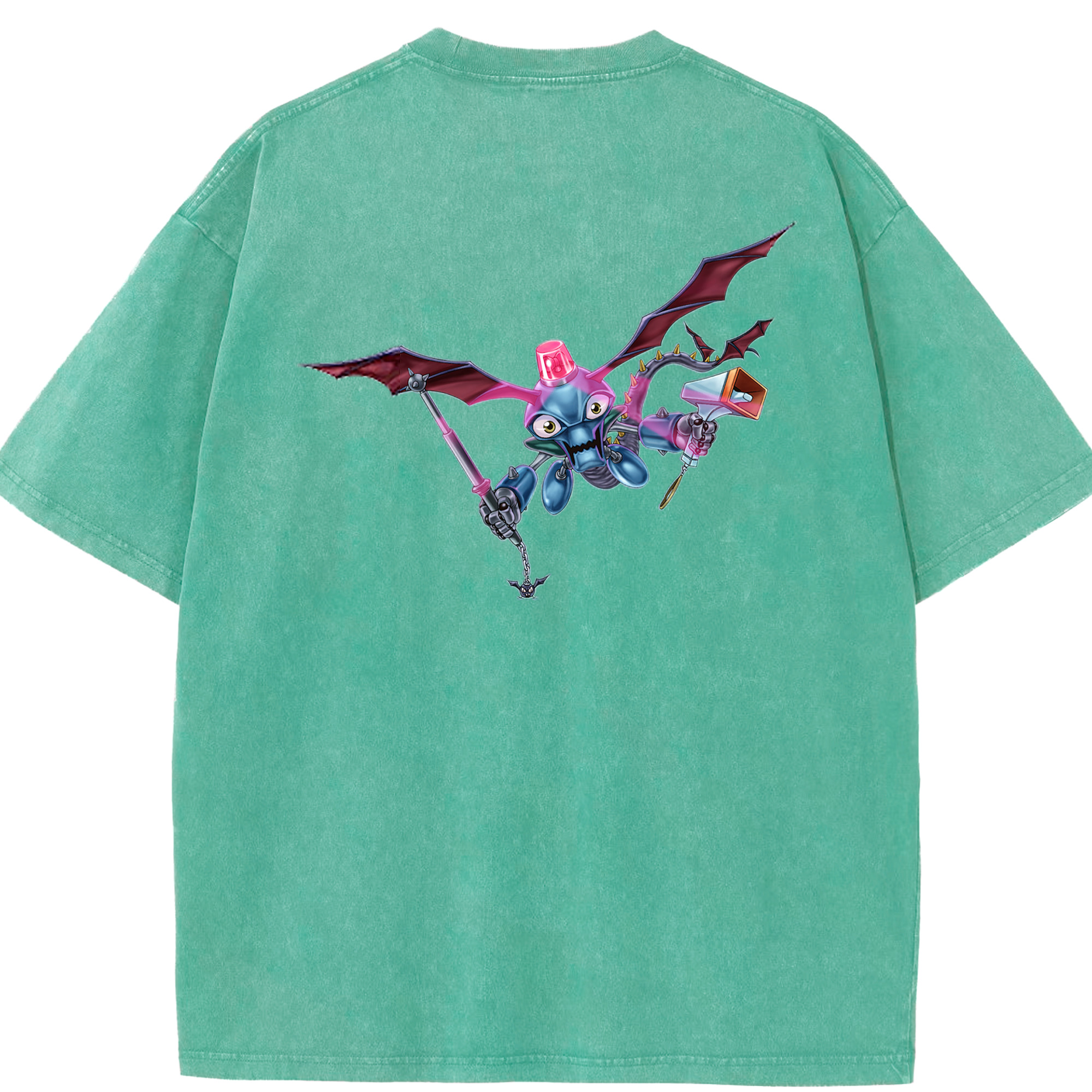 （画像用） 遊☆戯☆王 Yu-Gi-Oh! 綿100% ヴィンテージ風 半袖Tシャツ（背面プリント）
